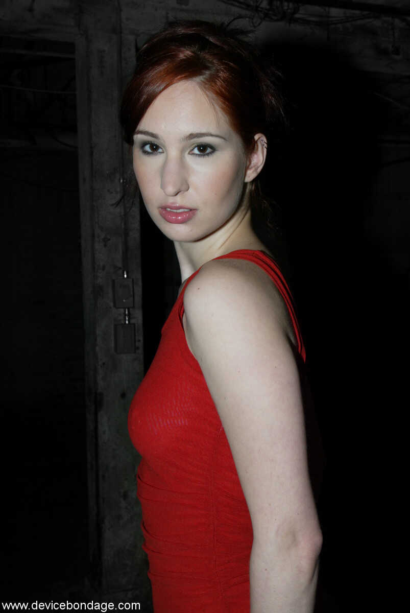 Long-legged hottie Calico flashing her panties while posing in the dungeon Tall Skinny Dildo, Petite BDSM, Riding Dildo, S...