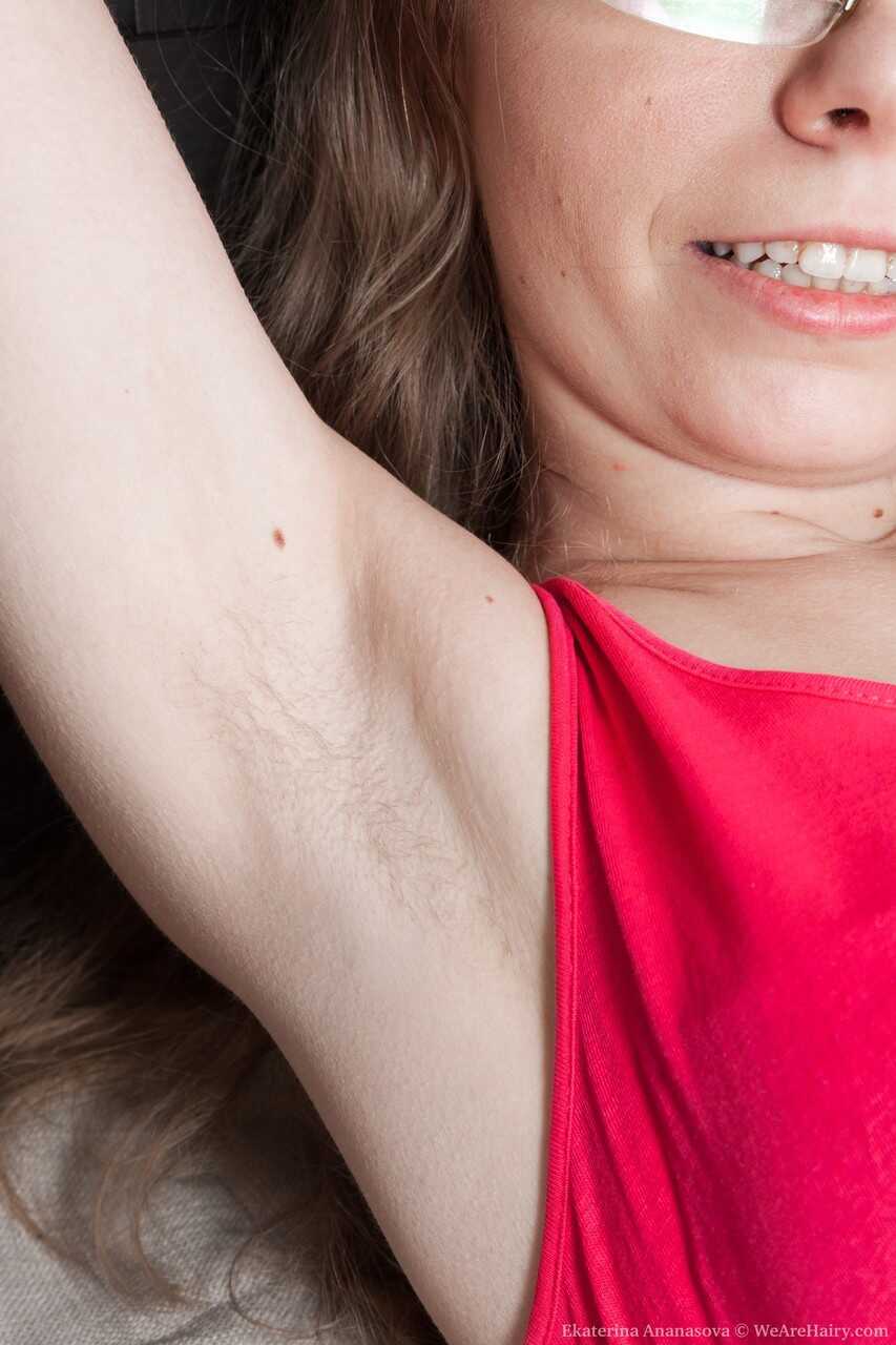 Hairy Russian Nerd's Harem of Hairy Vaginas with Ekaterina Ananasova and her Toy - Ekaterina Ananasova