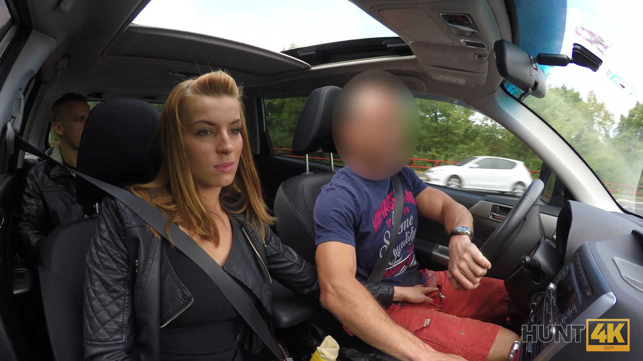 Gold-digging Victoria Daniels: POV Afternoon Car Fuck After Gold Digger Creampie - Victoria Daniels