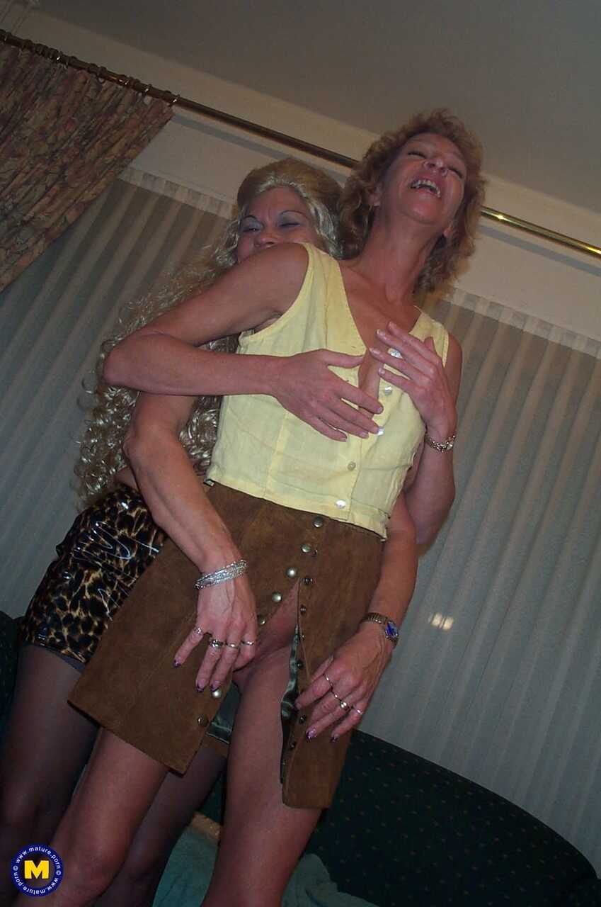 MILFs in the Bedroom: Sultry Older Women Devour Each Other's Pussies and Fuck a Toy - Toos