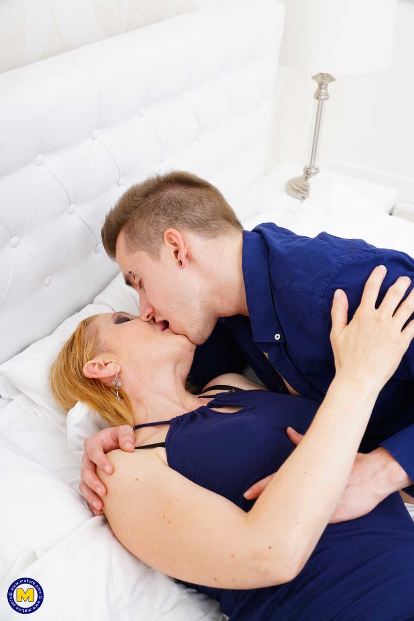 The Naughty Glynis: A Hot and Horny Mature Housewife Licks Her Young Lover's Nipples and Takes a Hardcore Doggy Pound...