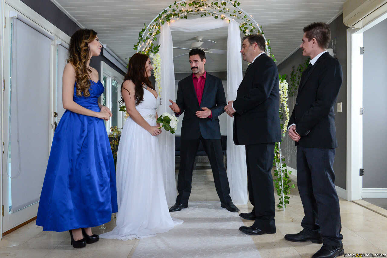 Bride Angela White's Big White Wedding: Analized and Jizzed by Charles Dera - Angela White, Charles Dera
