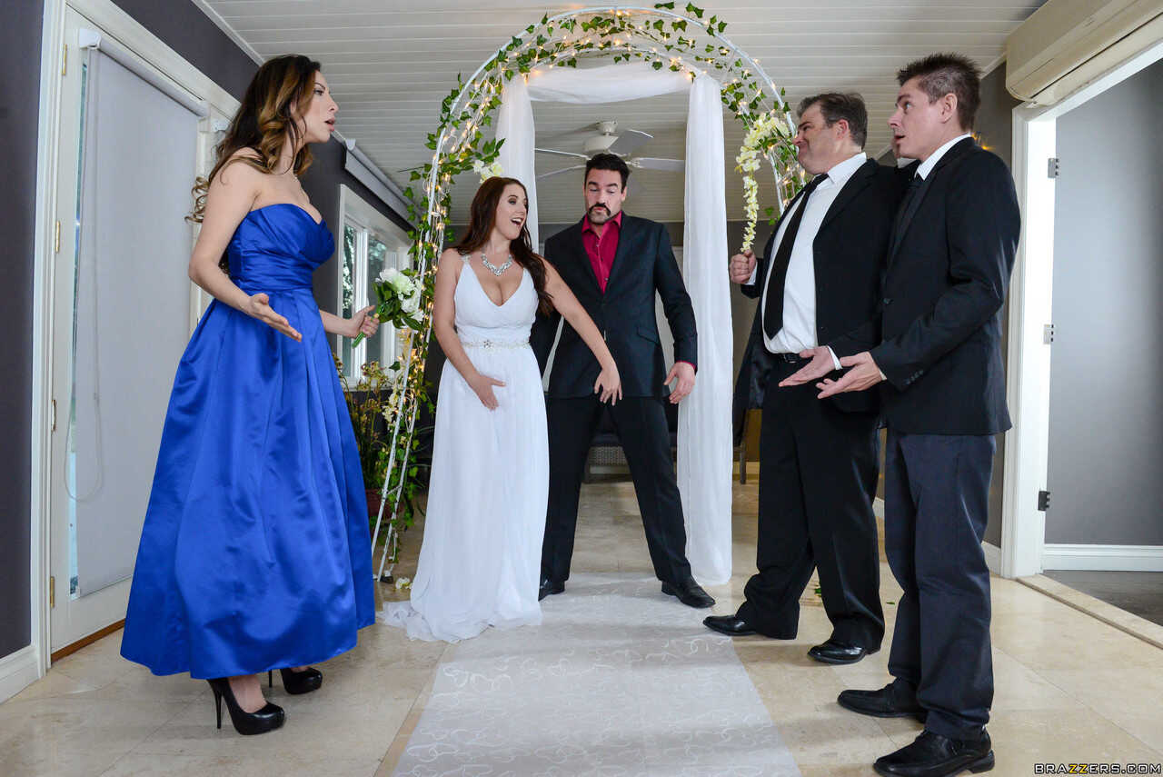 Bride Angela White's Big White Wedding: Analized and Jizzed by Charles Dera - Angela White, Charles Dera
