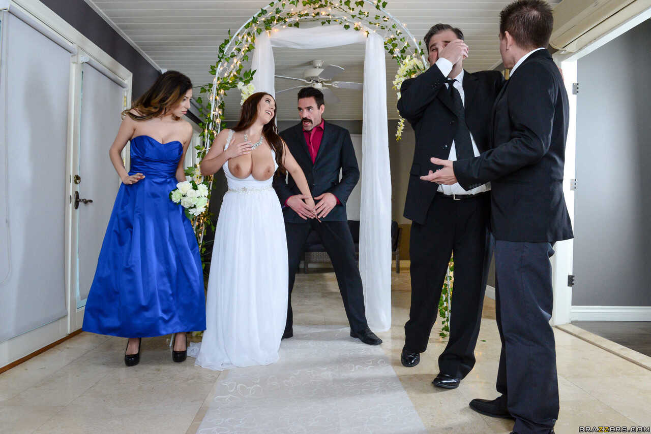 Bride Angela White's Big White Wedding: Analized and Jizzed by Charles Dera - Angela White, Charles Dera