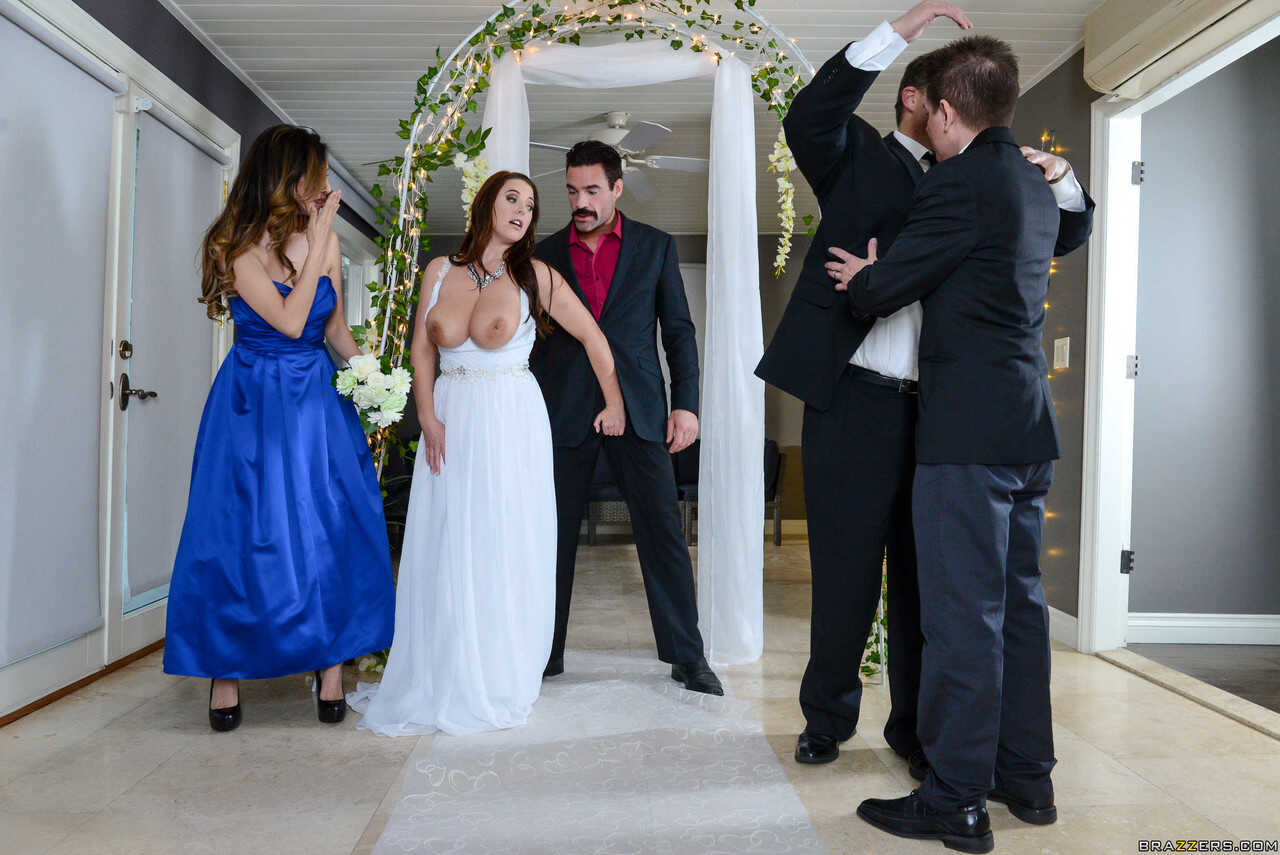 Bride Angela White's Big White Wedding: Analized and Jizzed by Charles Dera - Angela White, Charles Dera