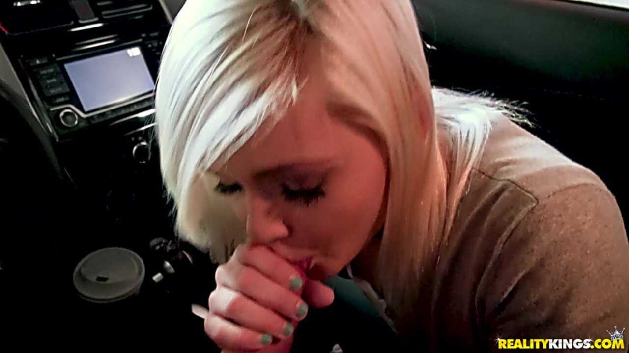 Blonde Bombshell Madison Hart Sucking and Fucking Stranger's D! - Madison Hart