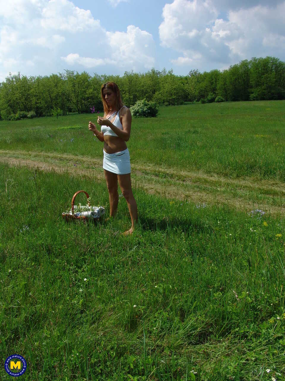 Ravishing Nature Ranger Aniko Gets Double Parked in the Woods   Mature Granny's Mighty DP with Aniko and Her Sexy Ama...