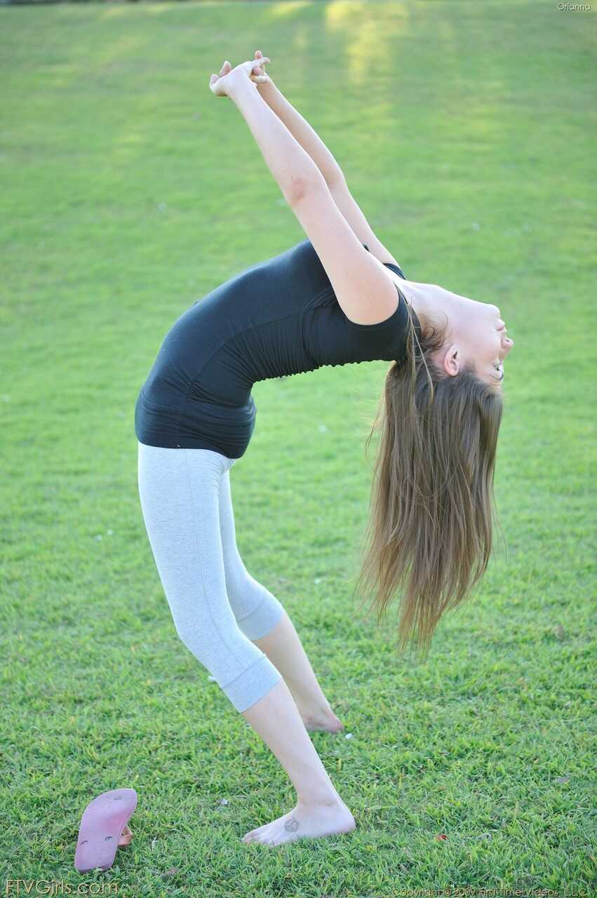 Orianna's sexy glasses fall off during her outdoor workout as she pleasures herself in the woods. - Danielle Delaunay...