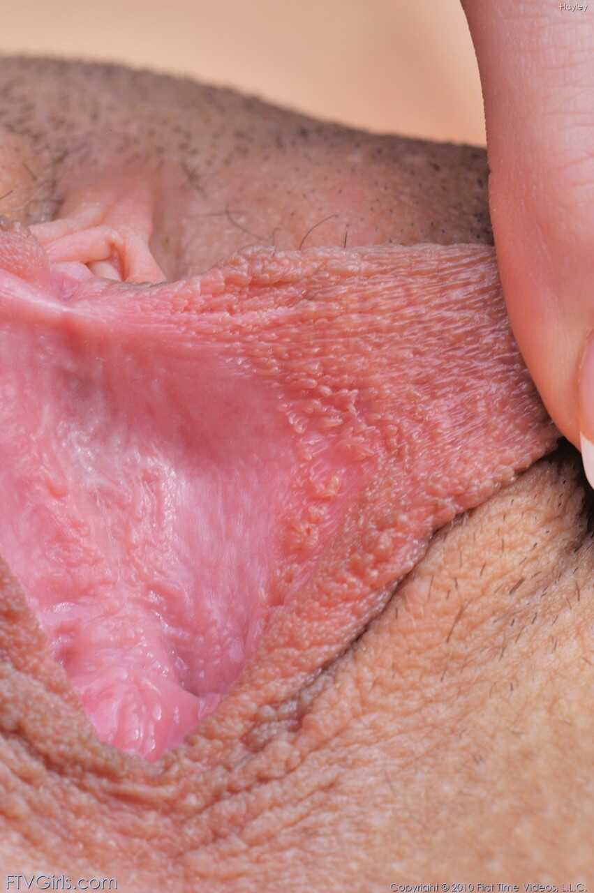 Sweet teen Hayley Hanes reveals her boobs and rubs her twat up close outdoors, making your cock throb with desire! - Hayle...