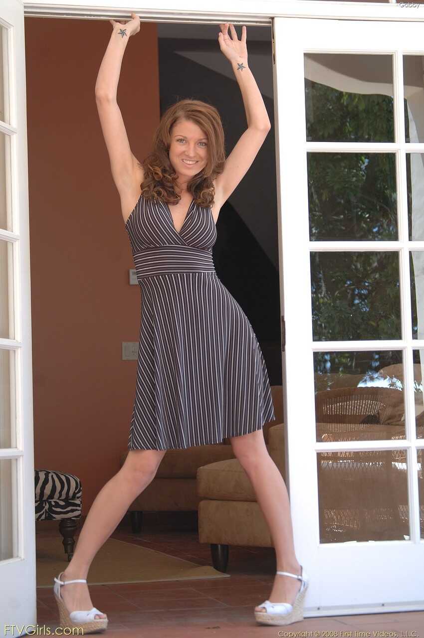 Gabriella's Sensual Machine: An Alluring Amateur Teen Gets Deeply Drilled by the Dildo - Gabby