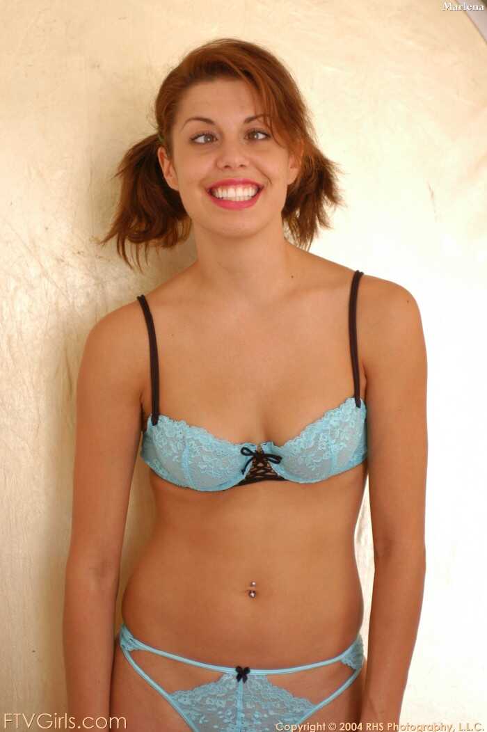 Marlena's Adorable Tiny Boobs Exposed for Your Pleasure: A Hot Naked Solo Show! - Marlena