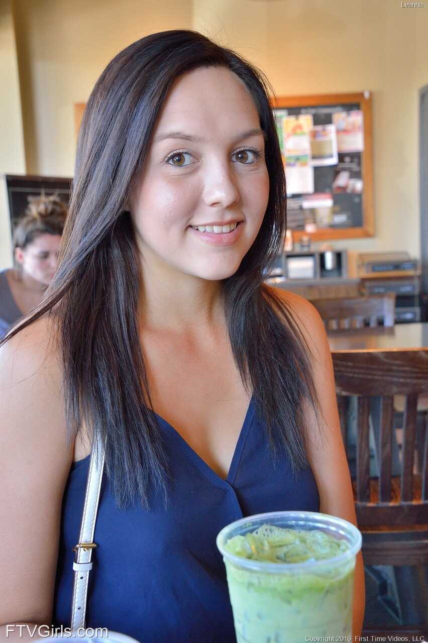 Hot babe Leanna gets caught spreading her pussy and flashing her nipples in public! - Leanna