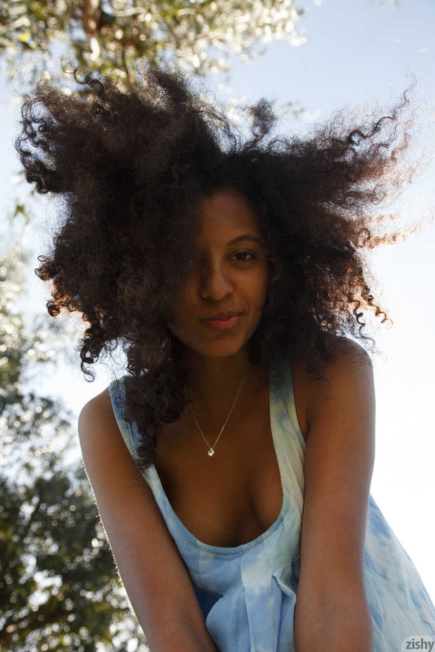 Bell Richardson's Outdoor Nip Slip The Tiny Black Teen Exposes Her Perky Nipples in the Park! - Bell Richardson