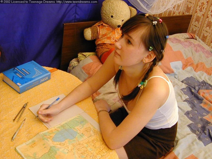 裸の十代の夢の写真