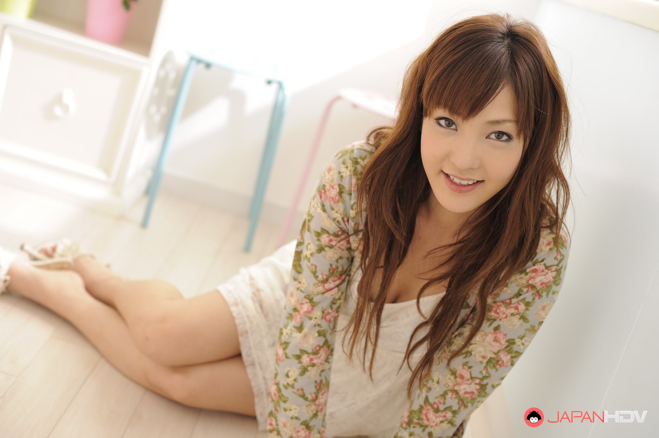 Solo Japanese Beauty Nami Honda Strips Totally Naked