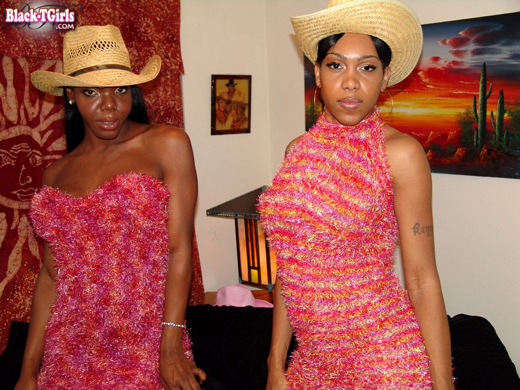 Heiße Porno-Fotos Von Aniyah Und Sexxy Jade, Black TGirls