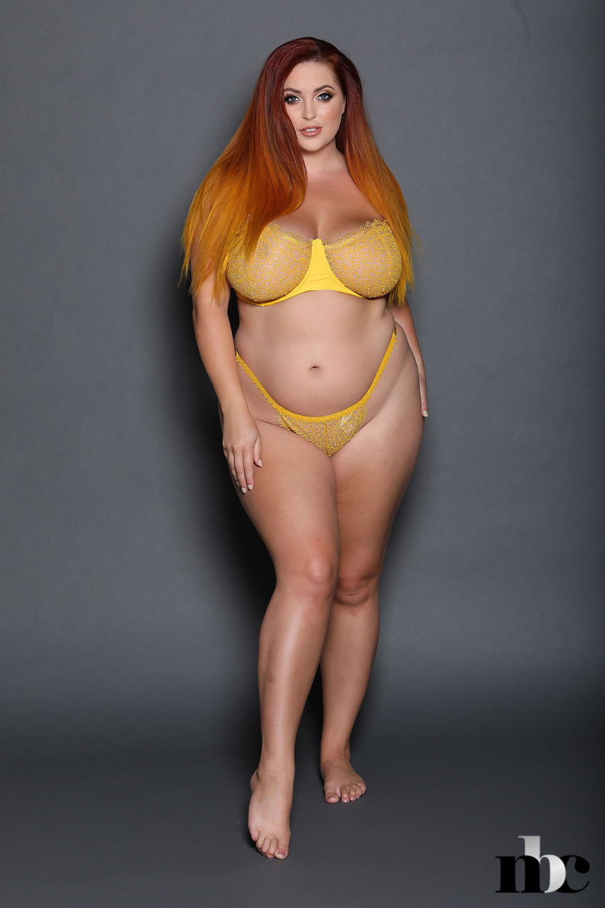 Alluring British Vixen Lucy Vixen Teasing With Her Shapely Body And Big Tits