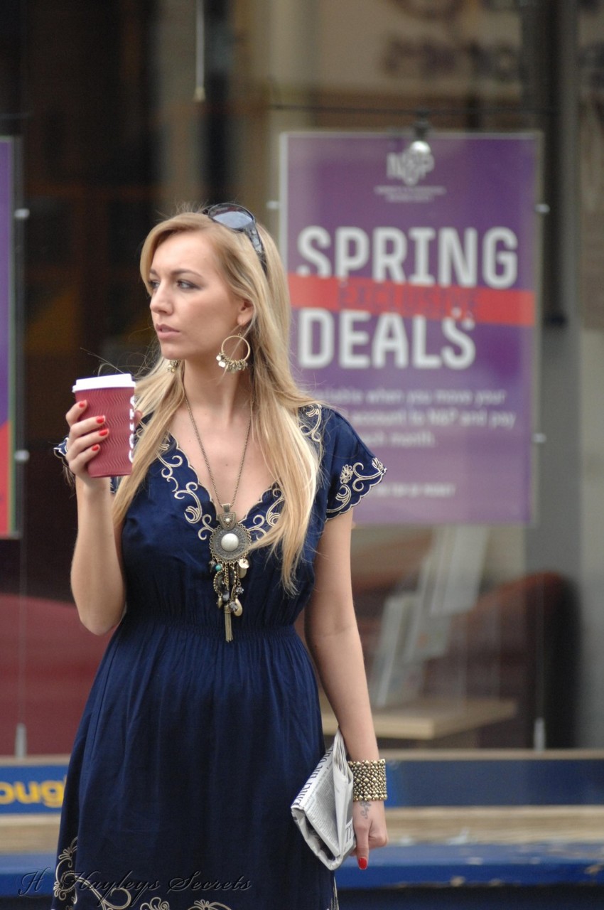 British Amateur Hayley Marie Coppin Exposes Big Tits In Public Park