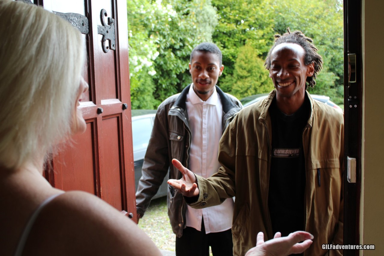 Black Dudes Spit Roast Overweight Granny Lacey Starr