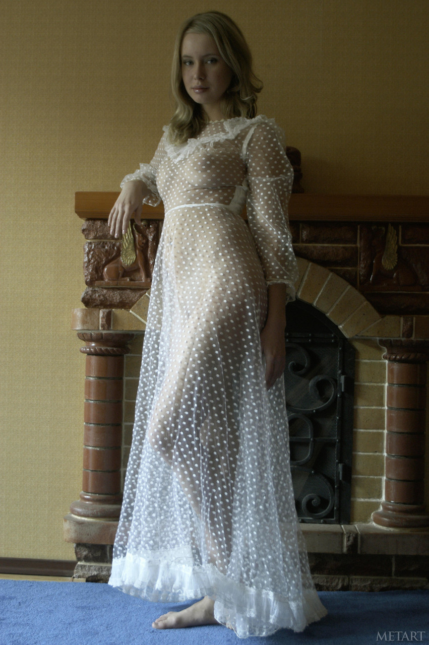 Koika Lifts Sheer Dress to Show Yummy Holes in Glamorous Display