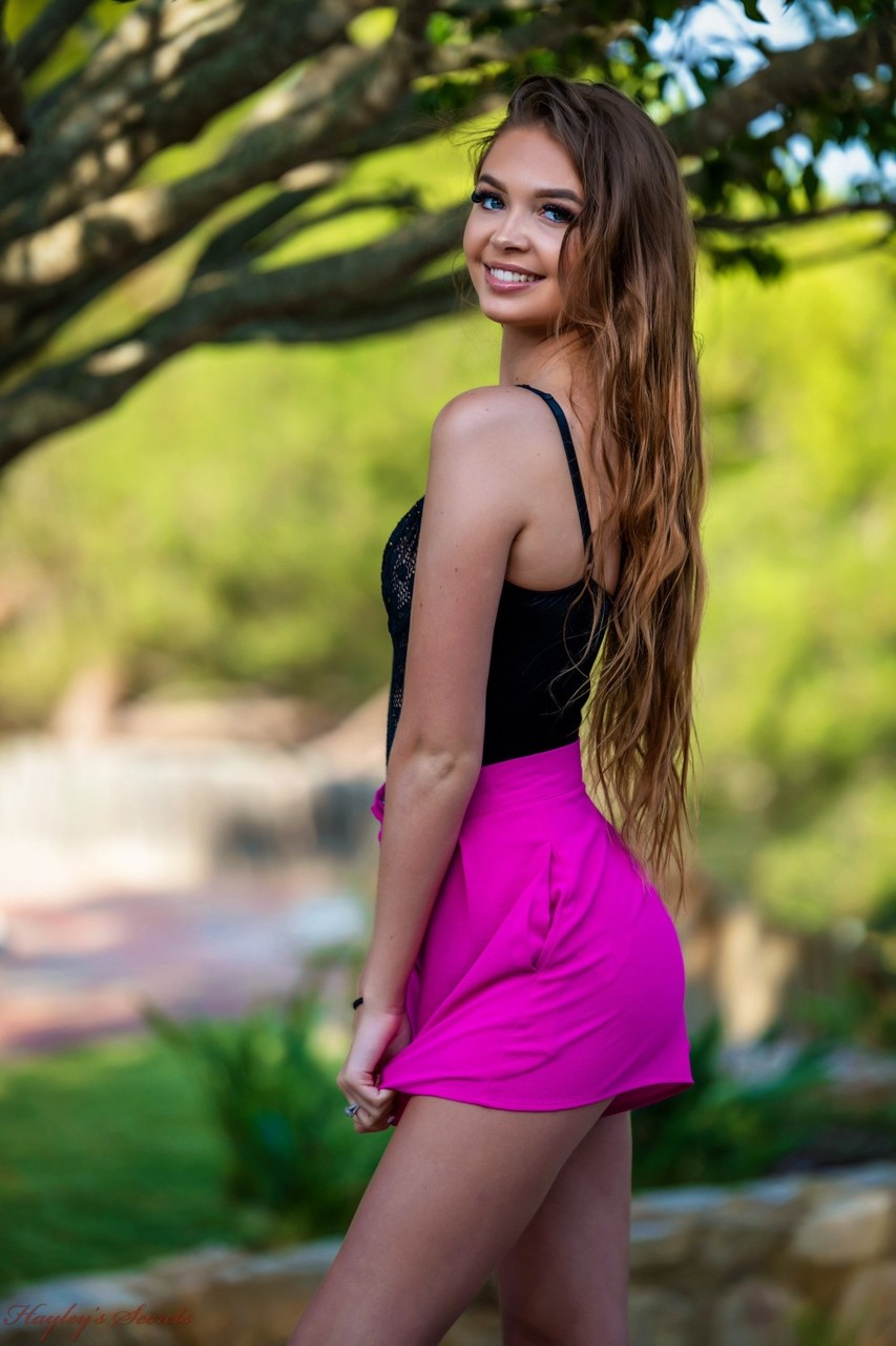 Hot Uk Girl Tara King Launches Her Nude Modelling Career On A Patio In Heels