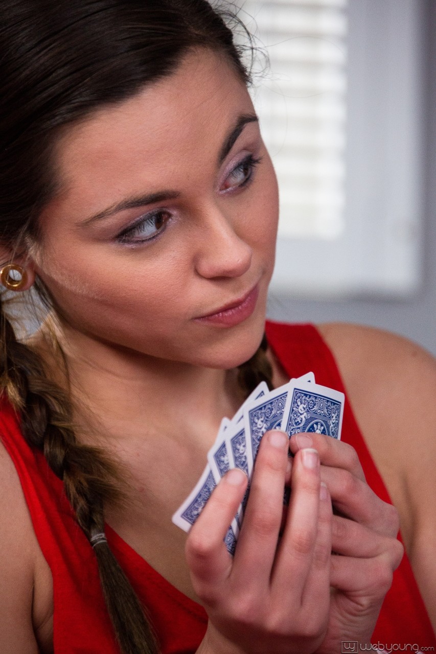 Teen Friends Zoey Foxx, Mia Hurley, And Aidra Fox Lick Pussies After Cards