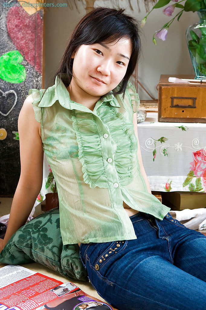 Cute Small Tit Asian Amateur Oksana Spreads Her Hairy Twat