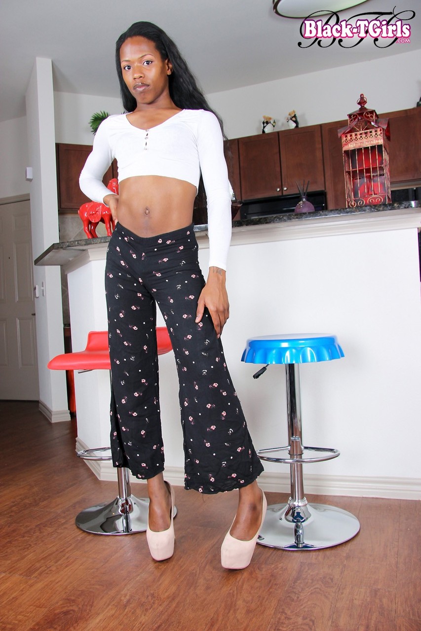 Fotos Sexys De La Hermosa TGirl Negra Ariel Smith