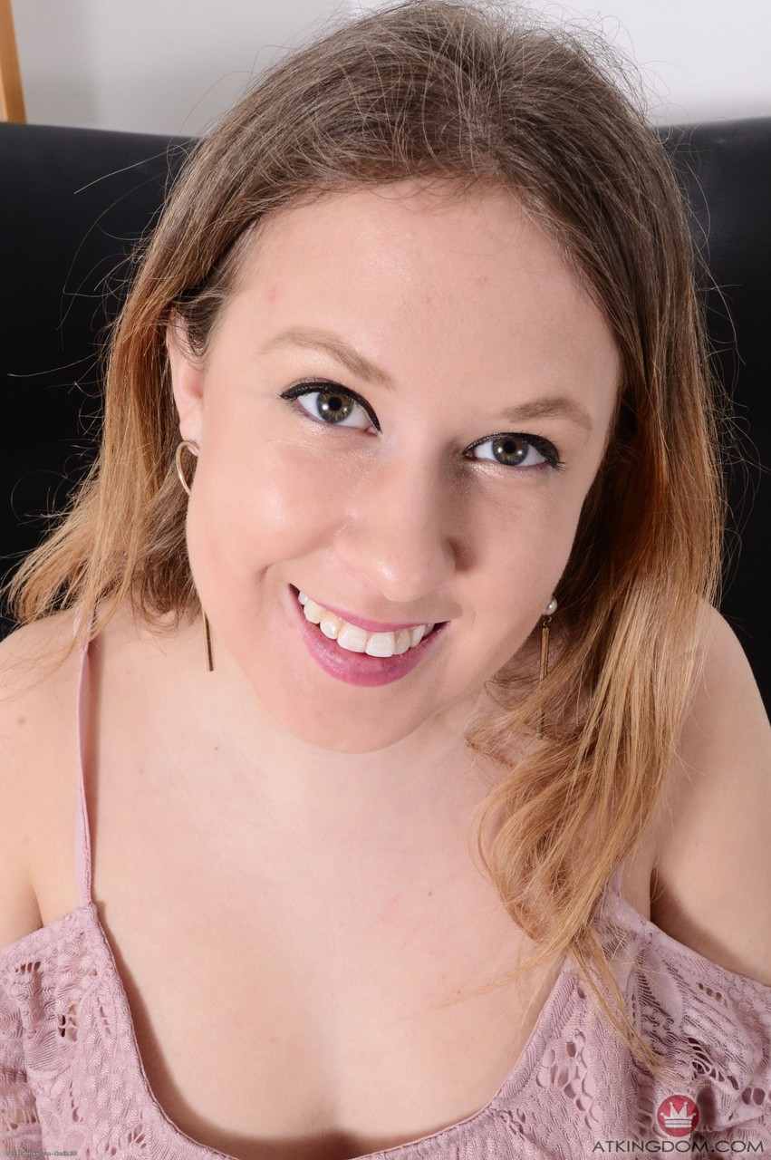 Petite Brooke Bliss Exposes Her Bush In A Solo Scene With Big Tits