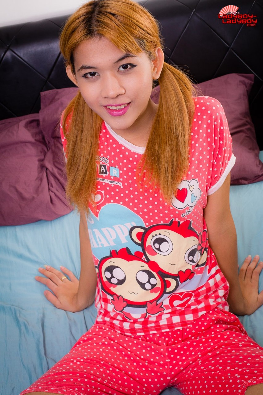 Petite Transsexuelle Ève Dévoile Une Bite Non Circoncise Sucrable Et Un Trou D'Amour Anal Serré