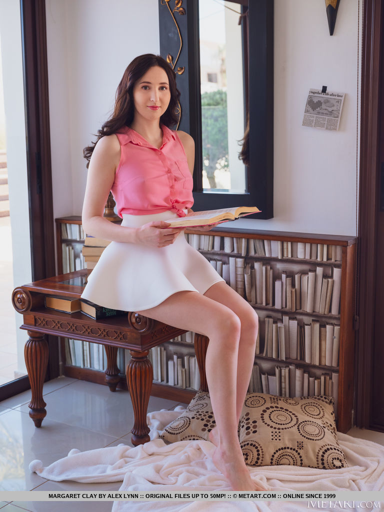 Long Legged Teen Margaret Clay Exposes Her Beautiful Body While Indoors