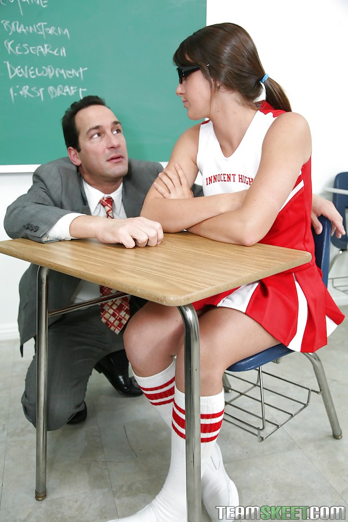 Bailey Lane, Extremely Gorgeous Brunette Cheerleader, Deepthroat Hard Cock