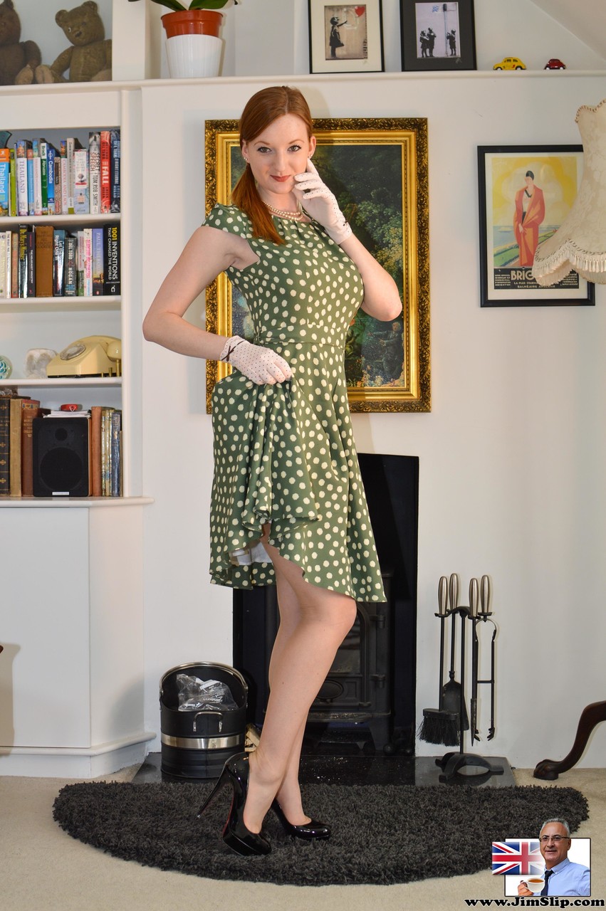 Glamorous Ginger Zara Durose Masturbates For Perverted Photographer