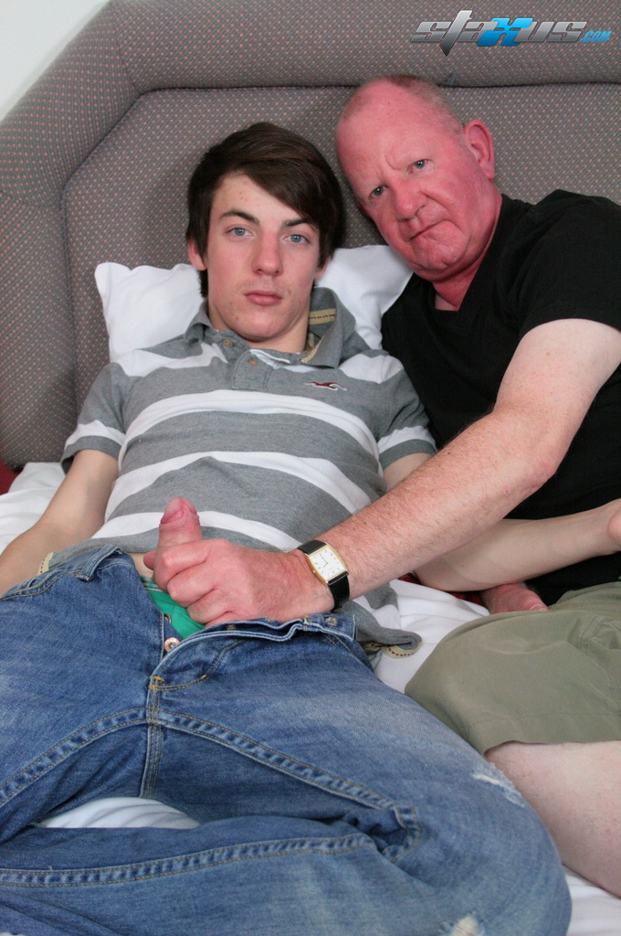 Young Gay Jamie Smythe Enjoys Doggystyle Anal Sex With Old Bottom