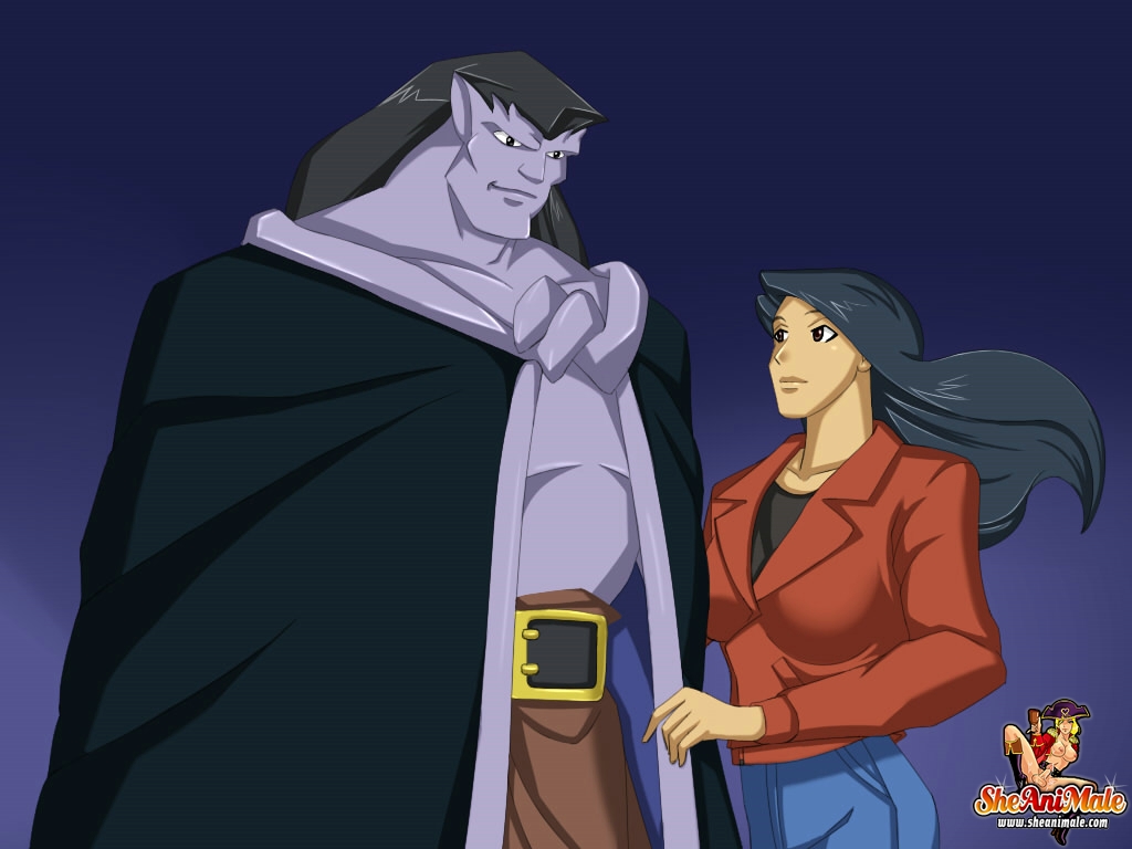 Anime Female Character Becomes Shemale And Anally Fucks Purple Beast