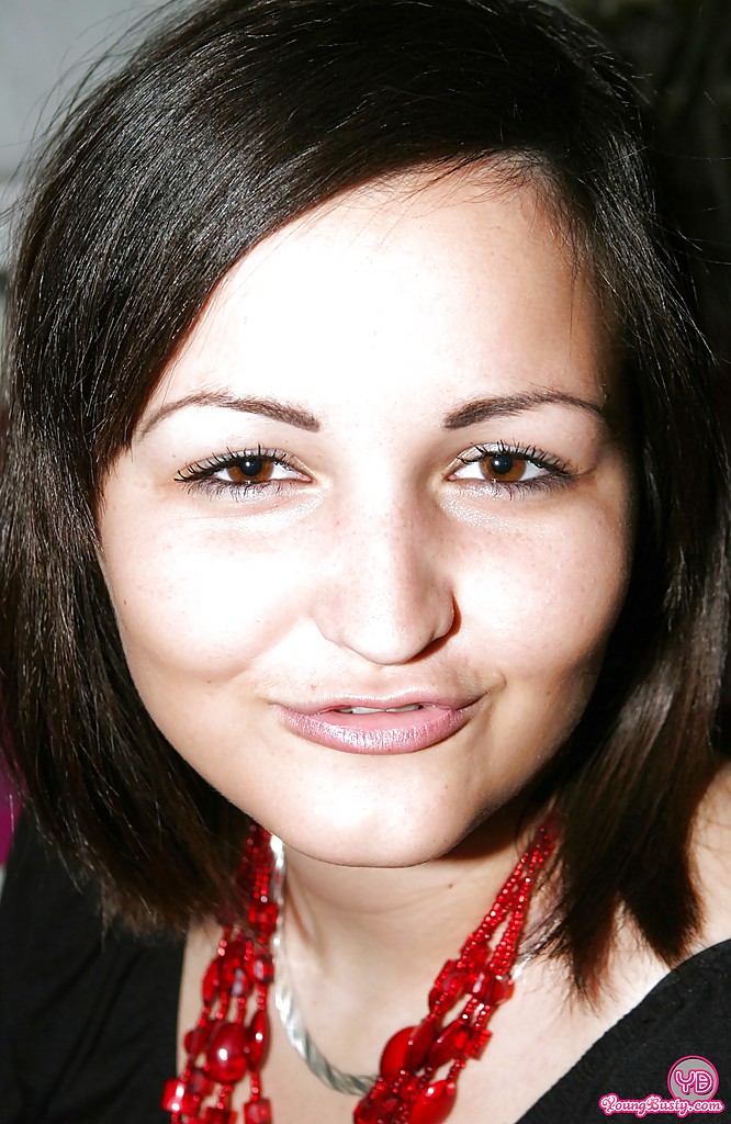 Clothed Babe Denny Ros Reveals Her Natural Big Titties