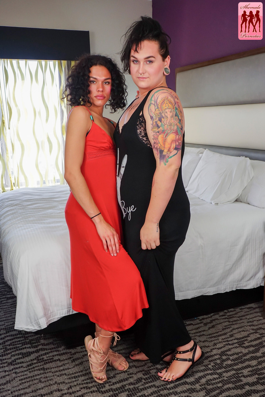 Alisia Rae と Ryhan Rose の XXX ニューハーフポルノスター写真