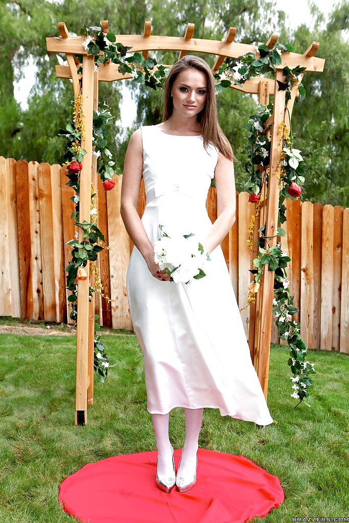 Sexy Wife Tori Black Strips White Lace Lingerie And Fondles Tits