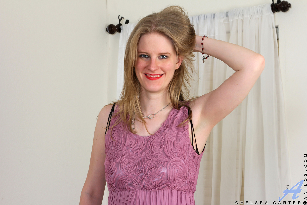 Mature Milf Chelsea Carter Strips Crotchless Bodystocking Then Dildo Play