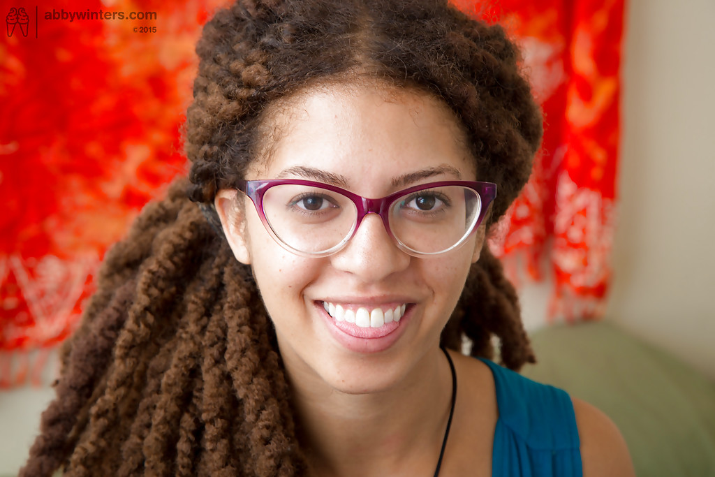 First Timer Christina Keeps Glasses On For Nude Photo Shoot