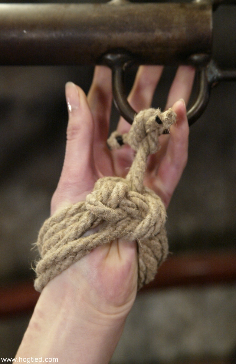 Kendra James Tied Up Redhead Milf Rough Beaver Toying