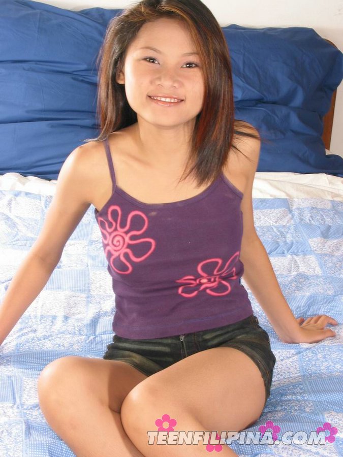 Petite Filipina Teen Uncovers Big Tits While Getting Naked To Masturbate