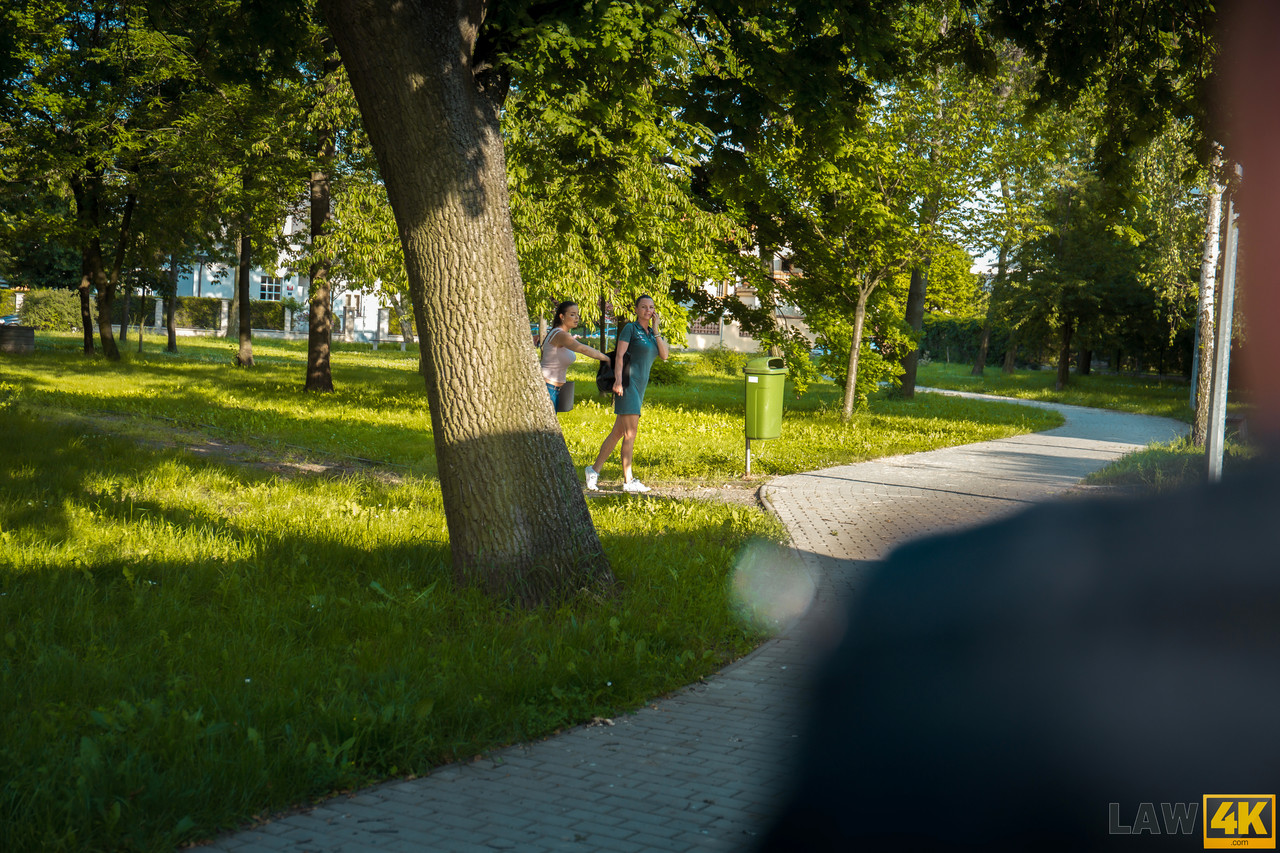 索菲亚·李的大胸青少年被捕并被秃头侦探操
