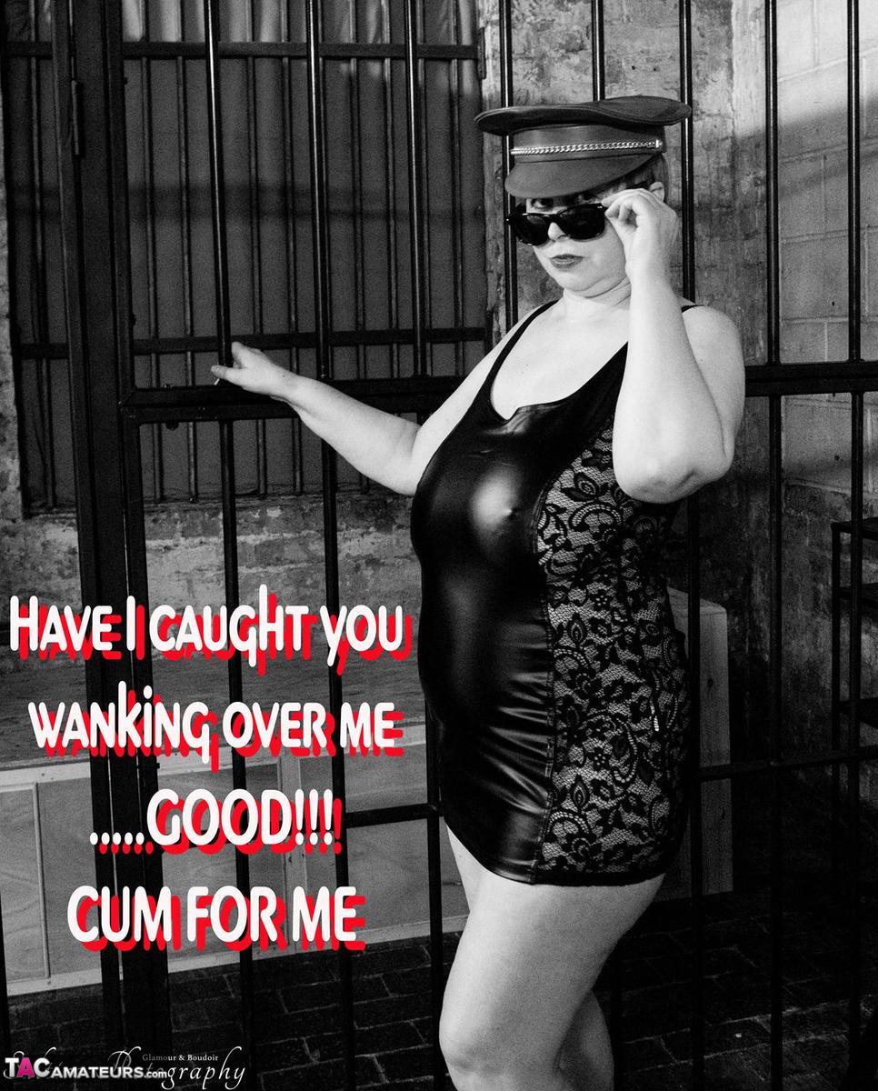 British Fatty Posh Sophia Fetish Wear Jail Cell