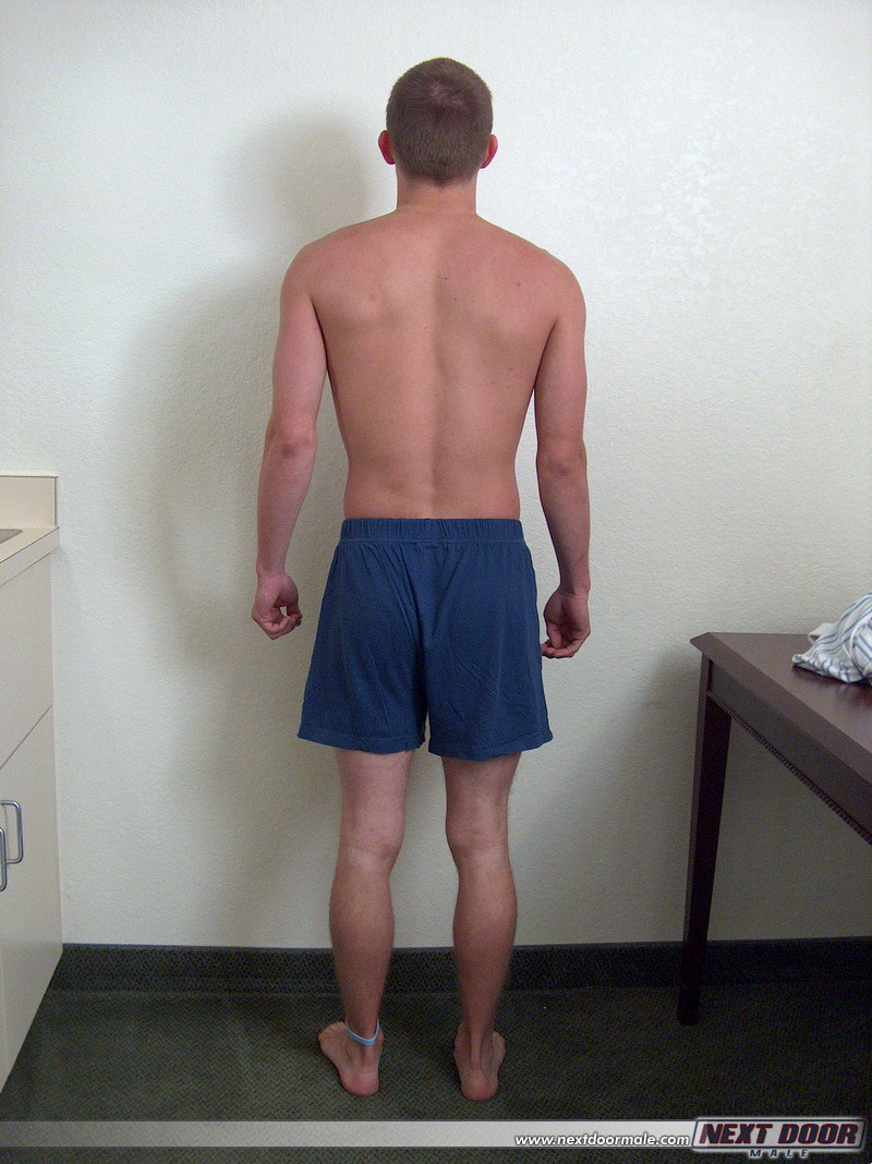 Amateur Gay Blonde Anthony Strips Naked And Jerks Off On Sofa