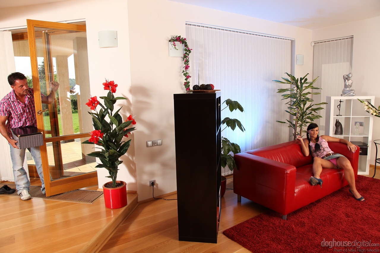 Adorable Brunette Model Cameron Ferrera Gets Rammed By Her Lover JJ