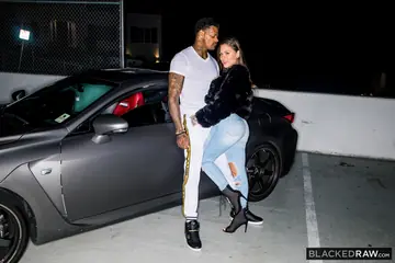 Karmen Karma – Brunette with Big Enhanced Tits Rides a Huge Black Cock Anally