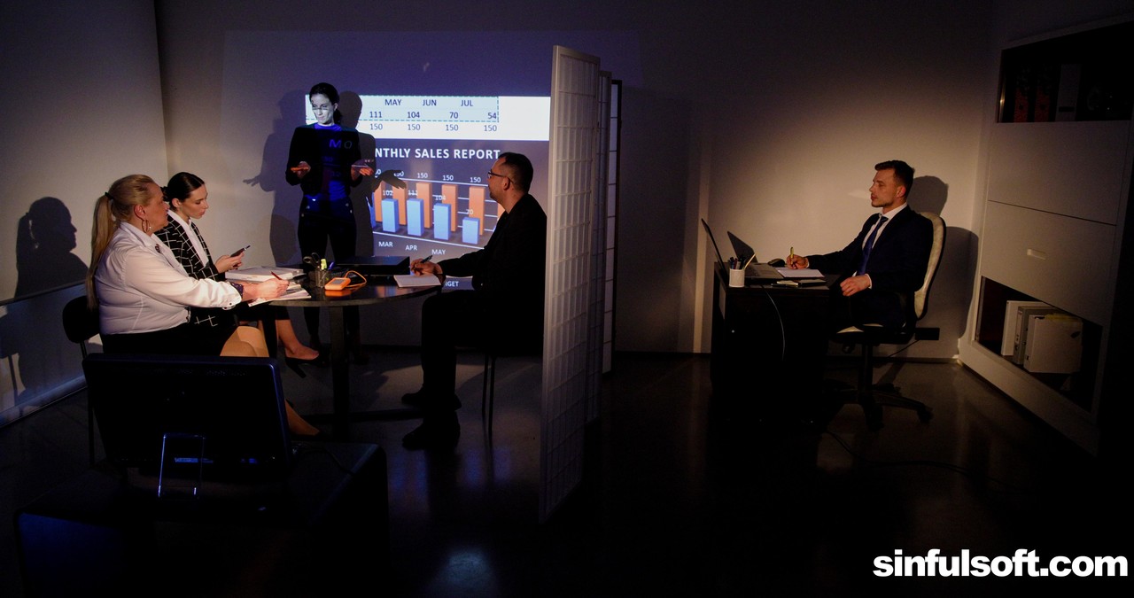 Sakura Hell Secretary Sensual Sex With Boss After Late Night Meeting