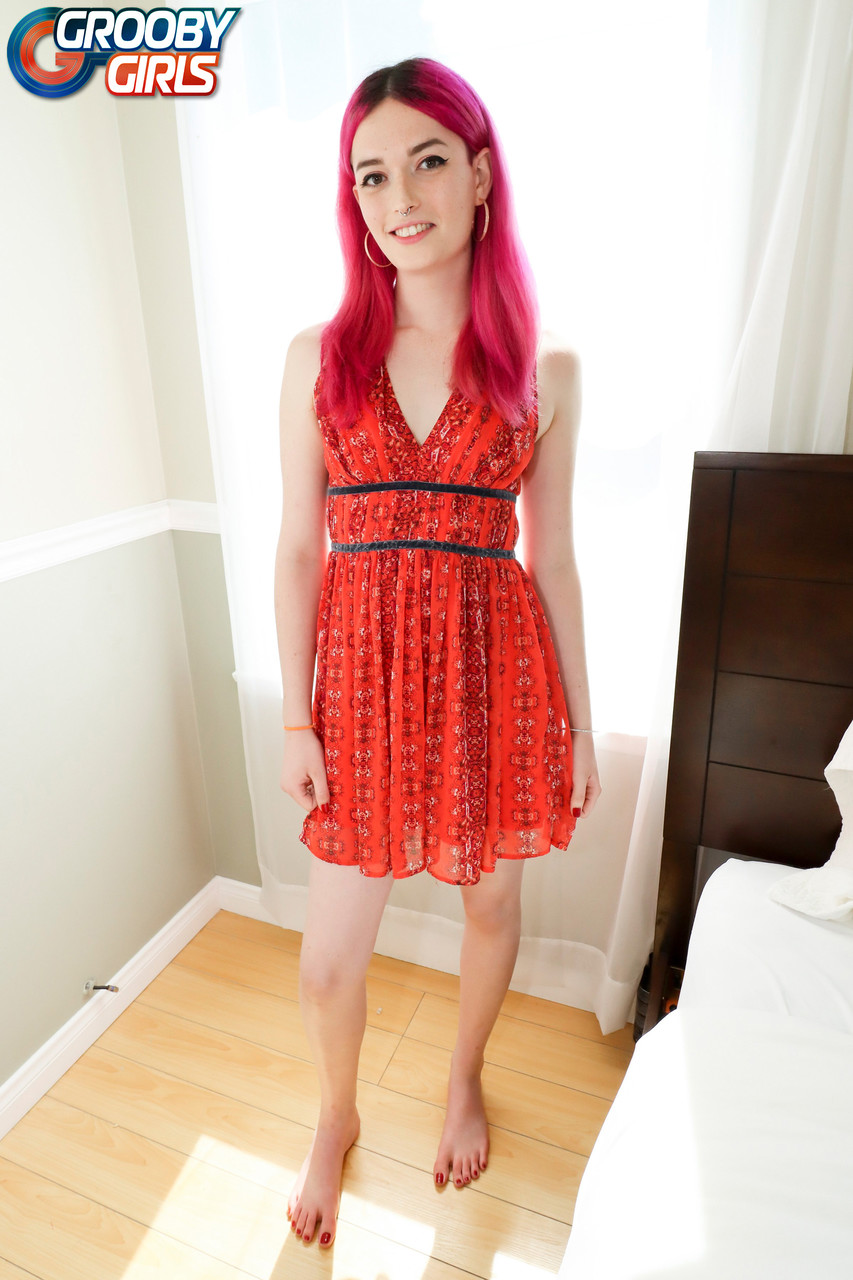 Petite Shemale Natalie Stone Toys Her Inviting Anal Love Hole With A Dildo