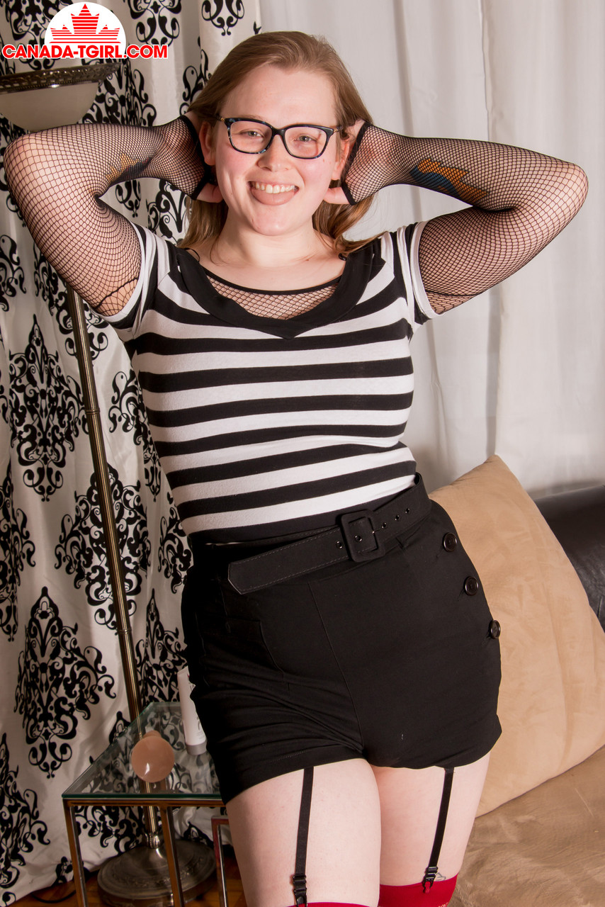 Chubby Shemale Ashley Morrigan Dildo Anal Toy Play